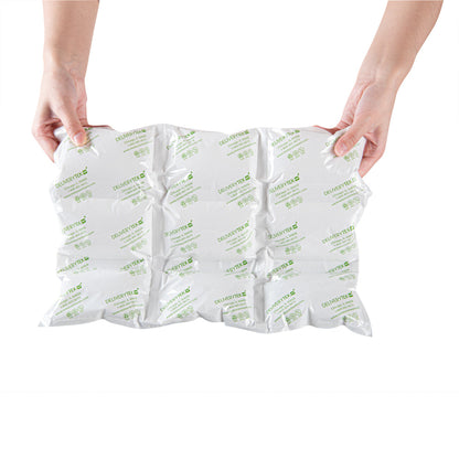 Delivery Tek Plastic Shipping Ice Pack - 3 x 3 Cells - 15 1/4" x 11 1/2" - 10 count box