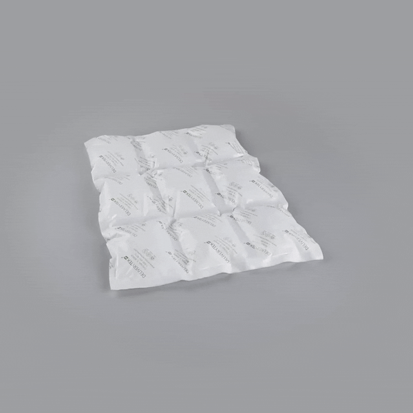 Delivery Tek Plastic Shipping Ice Pack - 3 x 3 Cells - 15 1/4" x 11 1/2" - 10 count box