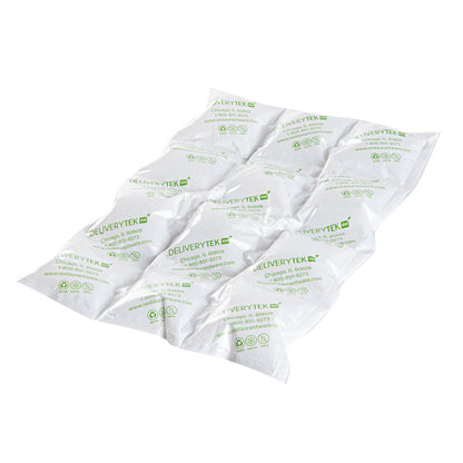 Delivery Tek Plastic Shipping Ice Pack - 3 x 4 Cells - 11 1/2" x 7 3/4" - 100 count box