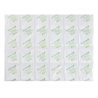 Delivery Tek Plastic Shipping Ice Pack - 4 x 6 Cells - 15 1/4" x 11 1/2" - 100 count box