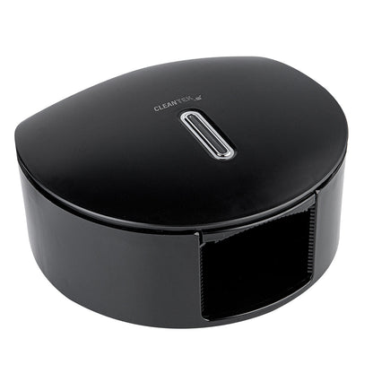 Clean Tek Professional Black Plastic Toilet Paper Dispenser - 11 1/2" x 5 1/4" x 11 3/4" - 1 count box
