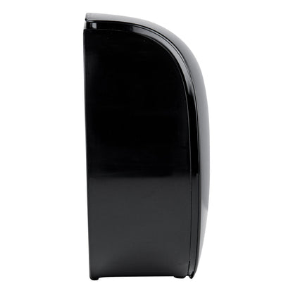 Clean Tek Professional Black Plastic Toilet Paper Dispenser - 11 1/2" x 5 1/4" x 11 3/4" - 1 count box