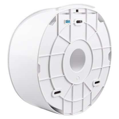Clean Tek Professional White Plastic Toilet Paper Dispenser - 11 1/2" x 5 1/4" x 11 3/4" - 1 count box