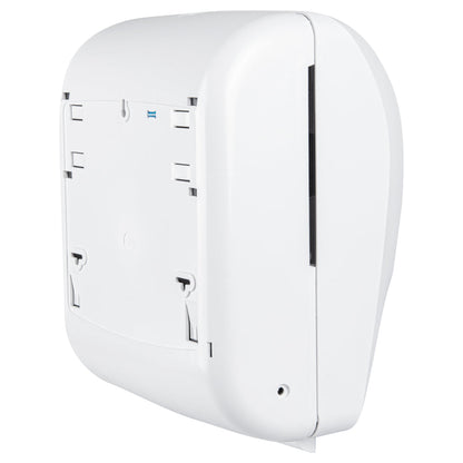 Clean Tek Professional White Plastic 8" Hands-Free Autocut Paper Towel Roll Dispenser - 12" x 8 3/4" x 15 1/2" - 1 count box