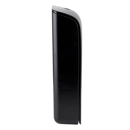 Clean Tek Professional Black Plastic C-Fold / M-Fold Paper Towel Dispenser - 10 3/4" x 4 1/4" x 16 3/4" - 1 count box