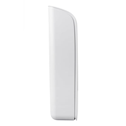 Clean Tek Professional White Plastic C-Fold / M-Fold Paper Towel Dispenser - 10 3/4" x 4 1/4" x 16 3/4" - 1 count box