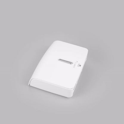 Clean Tek Professional White Plastic M-Fold Paper Towel Dispenser - 10 3/4" x 3 1/2" x 8 3/4" - 1 count box