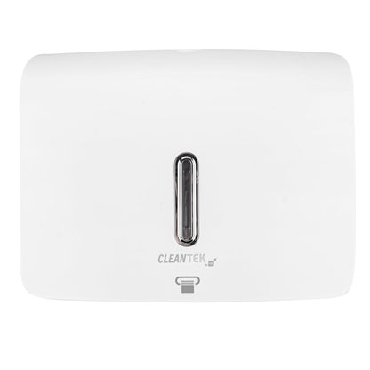 Clean Tek Professional White Plastic M-Fold Paper Towel Dispenser - 10 3/4" x 3 1/2" x 8 3/4" - 1 count box