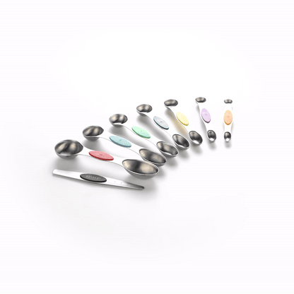 Met Lux Assorted Stainless Steel Measuring Spoon Set - 8-Piece, Magnetic - 1 count box