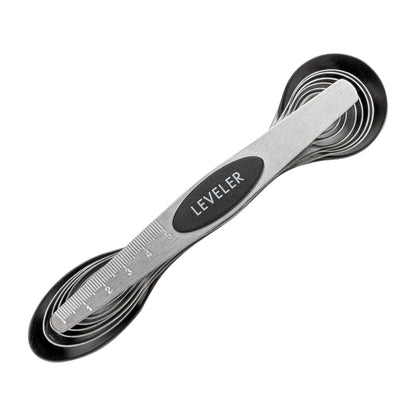 Met Lux Black Stainless Steel Measuring Spoon Set - 8-Piece, Magnetic - 1 count box