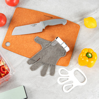 Life Protector Stainless Steel Mesh Small Cut-Resistant Glove - Level 9, Food Safe - 9 1/4" x 4 3/4" - 1 count box