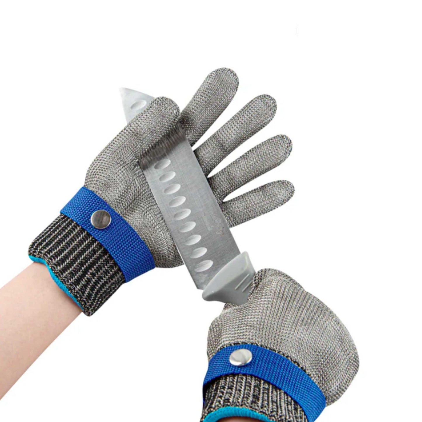 Life Protector Fiber / Stainless Steel Mesh Medium Cut-Resistant Glove - Level 9, Food Safe - 9 1/4" x 4" - 1 count box