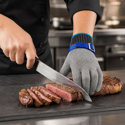Life Protector Fiber / Stainless Steel Mesh Extra Large Cut-Resistant Glove - Level 9, Food Safe - 10" x 4 1/4" - 1 count box