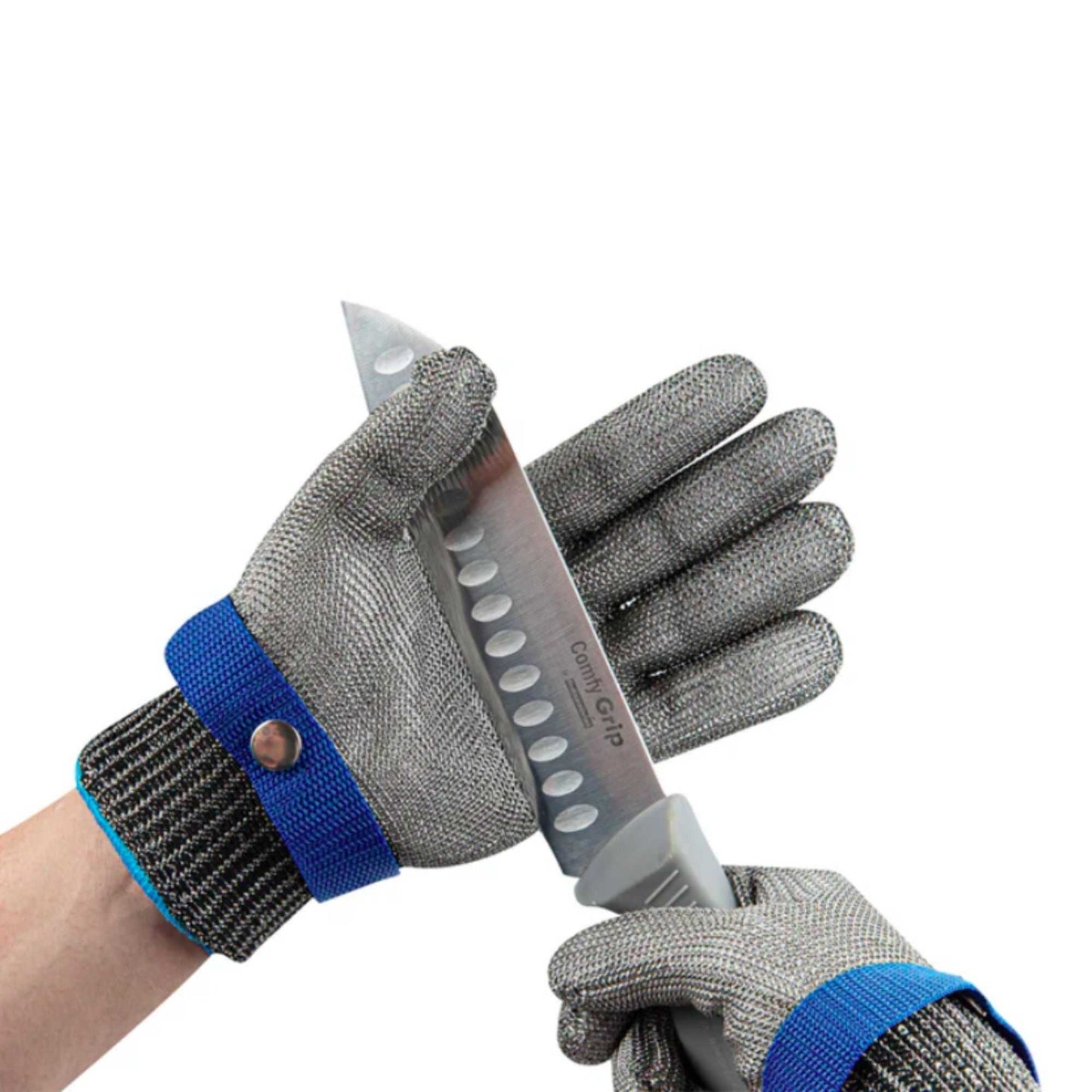 Life Protector Fiber / Stainless Steel Mesh Extra Large Cut-Resistant Glove - Level 9, Food Safe - 10" x 4 1/4" - 1 count box