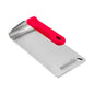 Met Lux Stainless Steel Steak Weight - with Silicone Handle - 8 1/2" x 4 1/4" - 1 count box