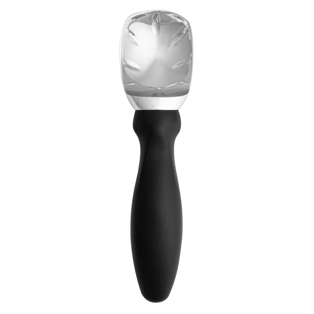 Comfy Grip Black Metal Ice Cream Scoop - 7 3/4" x 2" x 1 3/4" - 1 count box