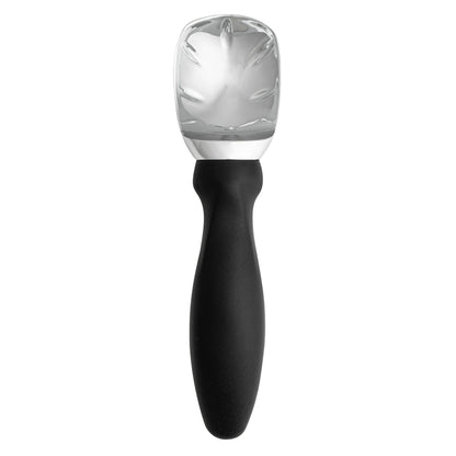 Comfy Grip Black Metal Ice Cream Scoop - 7 3/4" x 2" x 1 3/4" - 1 count box