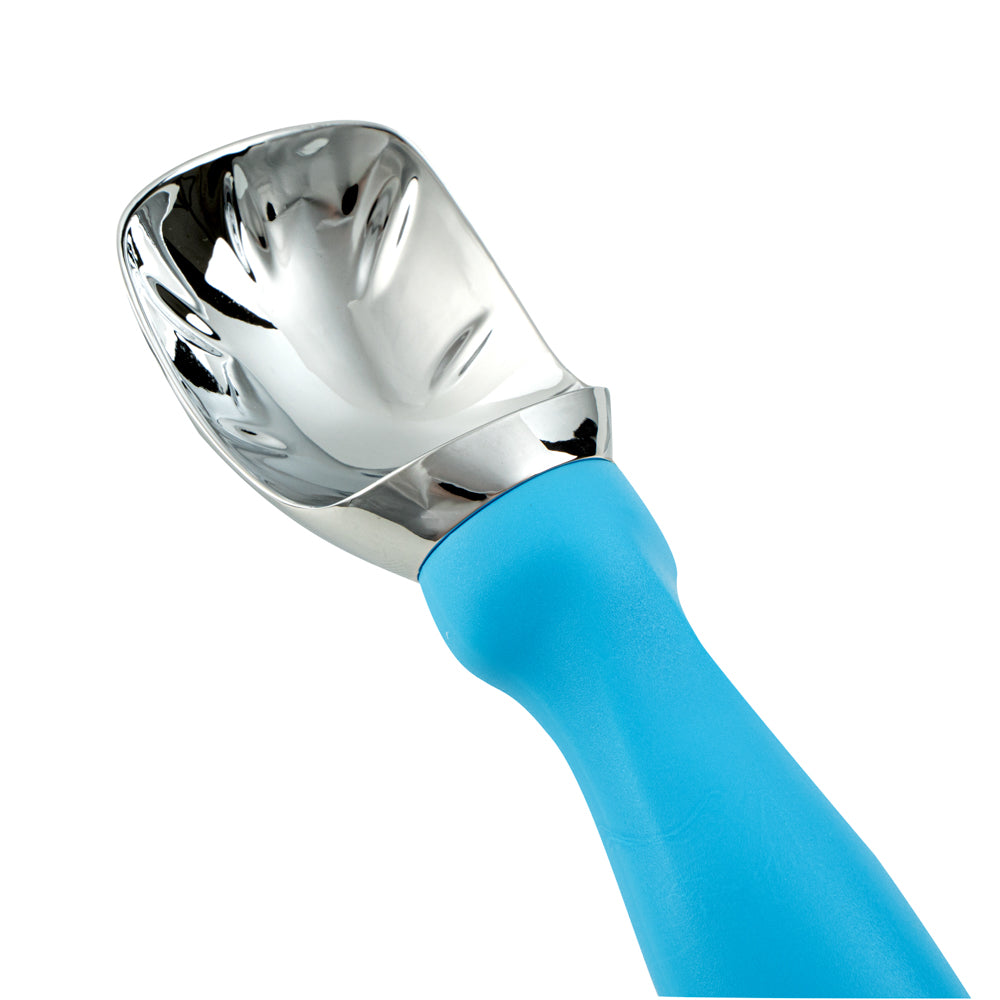 Comfy Grip Blue Metal Ice Cream Scoop - 7 3/4" x 2" x 1 3/4" - 1 count box