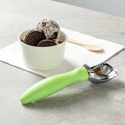 Comfy Grip Green Metal Ice Cream Scoop - 7 3/4" x 2" x 1 3/4" - 1 count box