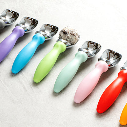 Comfy Grip Green Metal Ice Cream Scoop - 7 3/4" x 2" x 1 3/4" - 1 count box