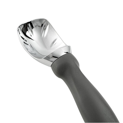 Comfy Grip Gray Metal Ice Cream Scoop - 7 3/4" x 2" x 1 3/4" - 1 count box