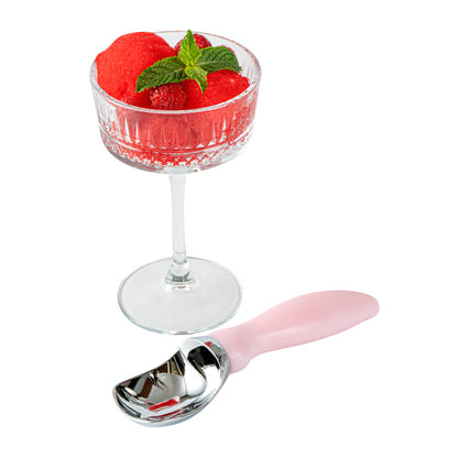 Comfy Grip Pink Metal Ice Cream Scoop - 7 3/4" x 2" x 1 3/4" - 1 count box