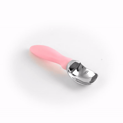 Comfy Grip Pink Metal Ice Cream Scoop - 7 3/4" x 2" x 1 3/4" - 1 count box