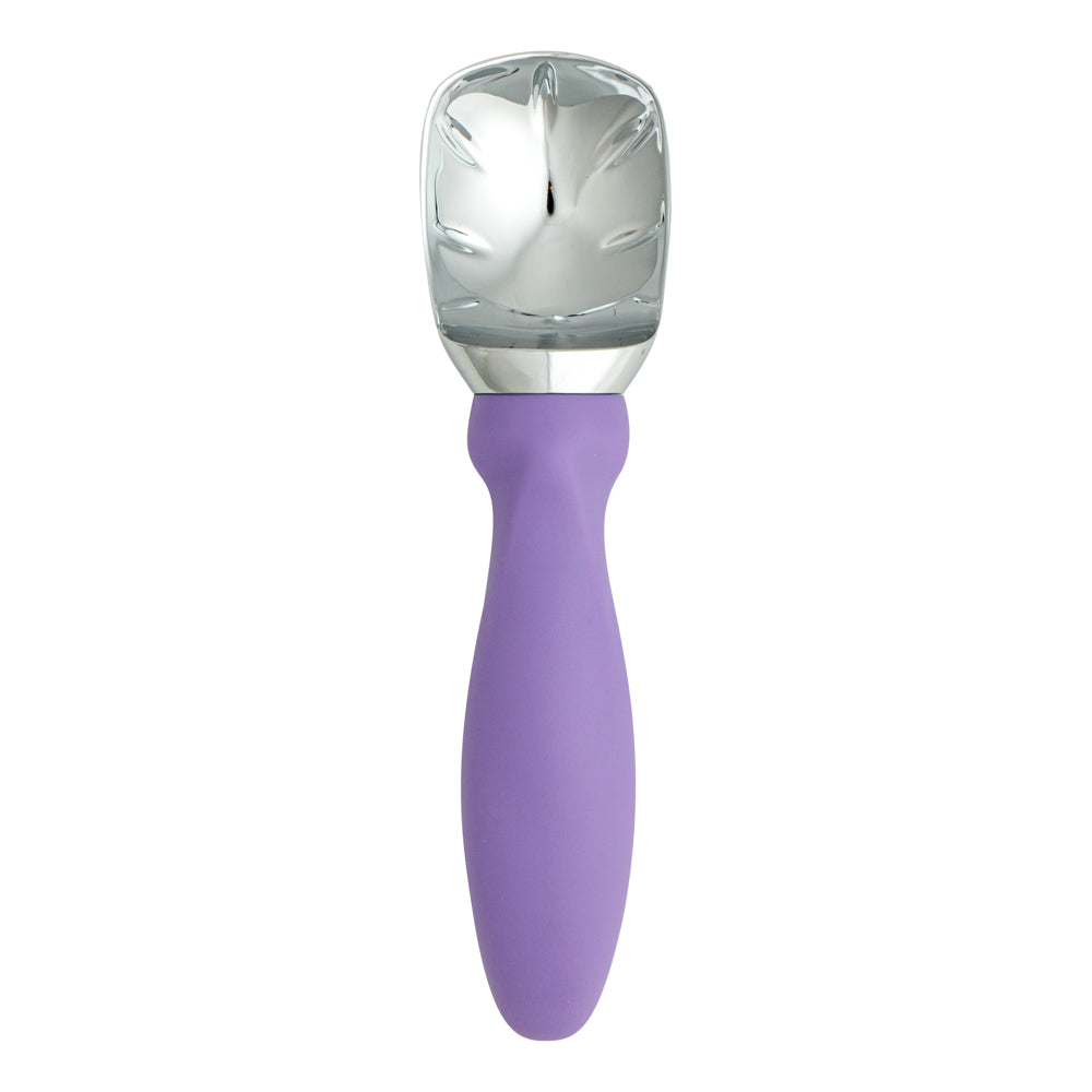 Comfy Grip Purple Metal Ice Cream Scoop - 7 3/4" x 2" x 1 3/4" - 1 count box