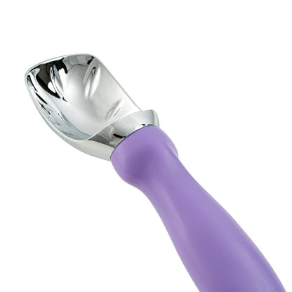 Comfy Grip Purple Metal Ice Cream Scoop - 7 3/4" x 2" x 1 3/4" - 1 count box