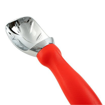 Comfy Grip Red Metal Ice Cream Scoop - 7 3/4" x 2" x 1 3/4" - 1 count box