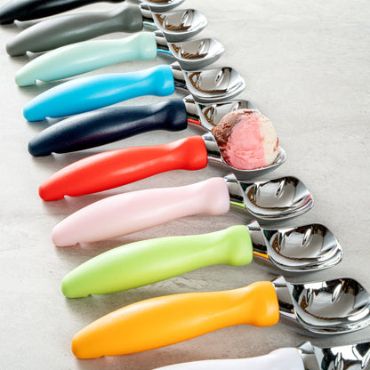 Comfy Grip Red Metal Ice Cream Scoop - 7 3/4" x 2" x 1 3/4" - 1 count box