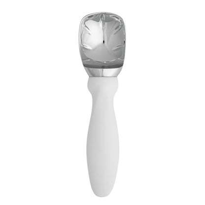 Comfy Grip White Metal Ice Cream Scoop - 7 3/4" x 2" x 1 3/4" - 1 count box