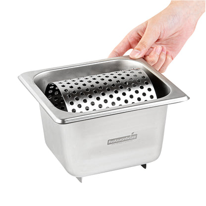 Met Lux White Stainless Steel Butter Wheel / Spreader - 10 1/4" x 10 1/4" x 10 1/4" - 1 count box