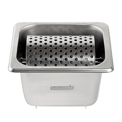 Met Lux White Stainless Steel Butter Wheel / Spreader - 10 1/4" x 10 1/4" x 10 1/4" - 1 count box