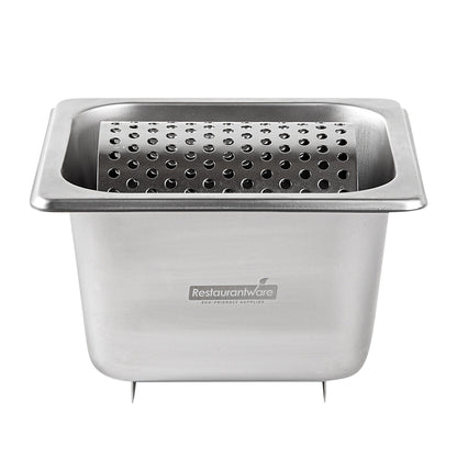 Met Lux White Stainless Steel Butter Wheel / Spreader - 10 1/4" x 10 1/4" x 10 1/4" - 1 count box