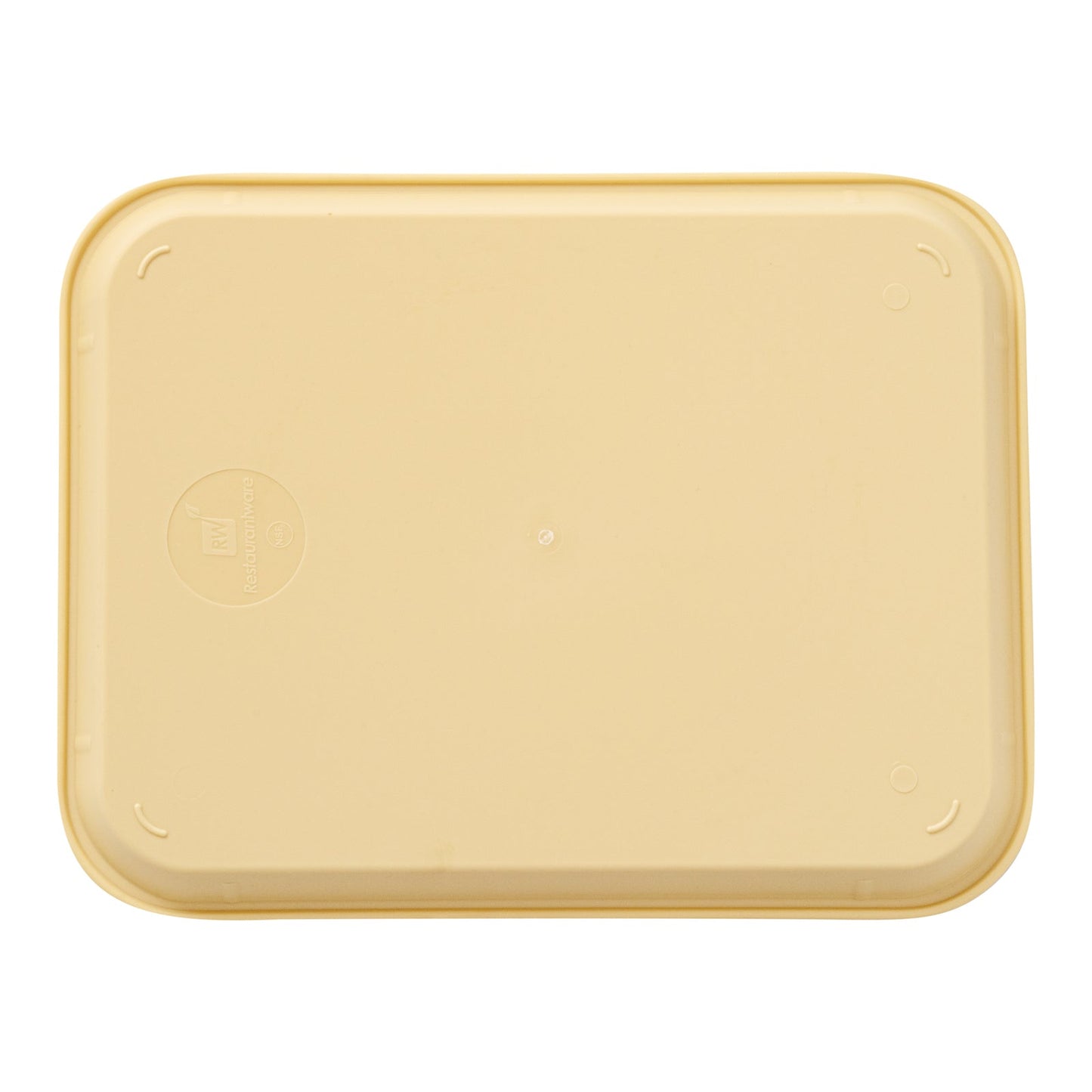 Chef 101 Rectangle Beige Plastic Fast Food Tray - 12" x 16" - 50 count box