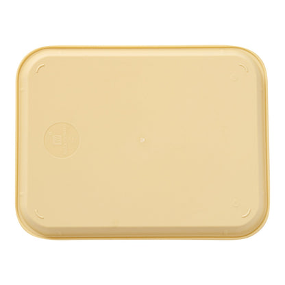 Chef 101 Rectangle Beige Plastic Fast Food Tray - 12" x 16" - 50 count box
