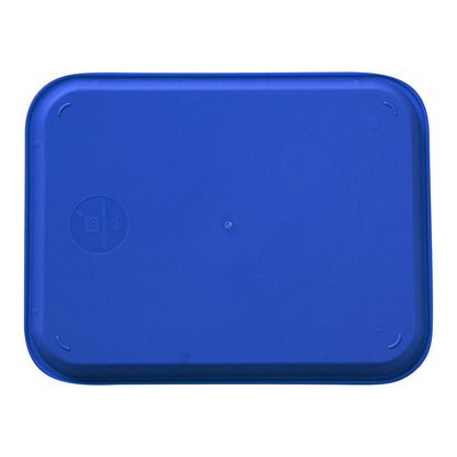Chef 101 Rectangle Blue Plastic Fast Food Tray - 12" x 16" - 1 count box
