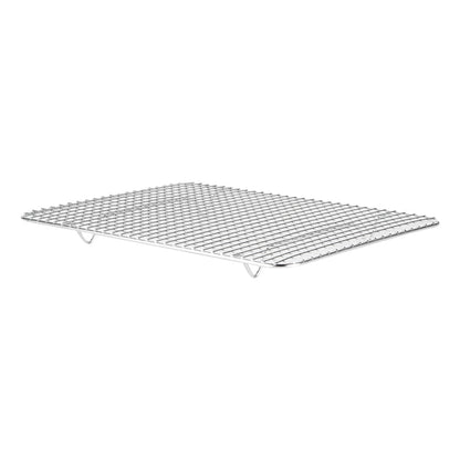 Met Lux Stainless Steel Footed Wire Cooling Rack - For Quarter Size Sheet Pan - 8 1/2" x 12" - 1 count box