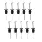 Bar Lux Stainless Steel Liquor Pourer - with Flip Cap - 4 1/4" x 1" x 1" - 1 count box