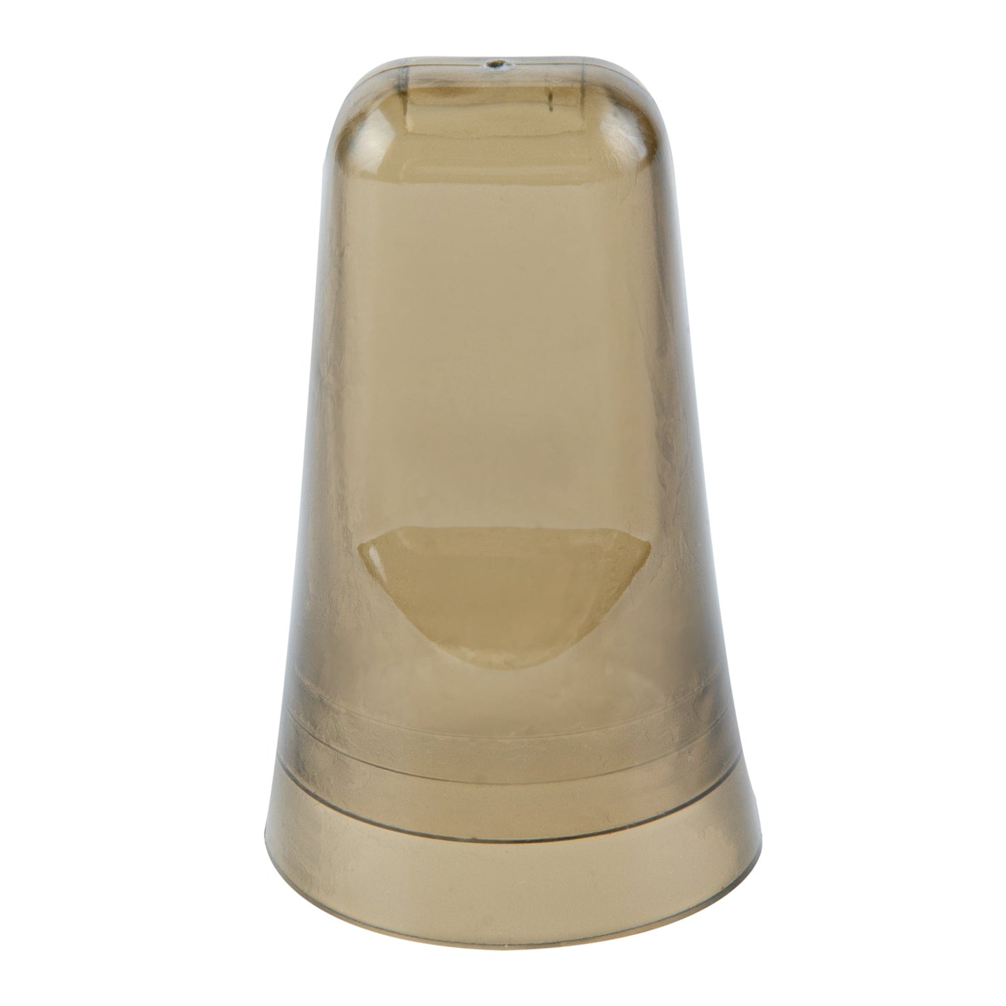Bar Lux Translucent Plastic Liquor Pourer Cover - Universal - 1 3/4" x 1 3/4" x 3" - 10 count box