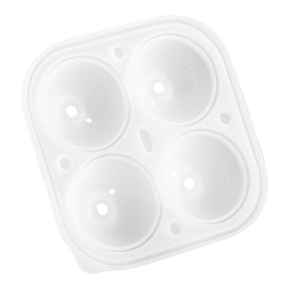 Bar Lux Black Silicone Ice Mold - 2" Rose, 4 Compartments - 1 count box