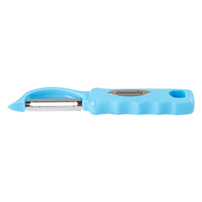 Comfy Grip Blue Stainless Steel Vegetable Peeler - 7 1/2" - 1 count box