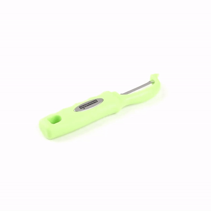 Comfy Grip Green Stainless Steel Vegetable Peeler - 7 1/2" - 1 count box