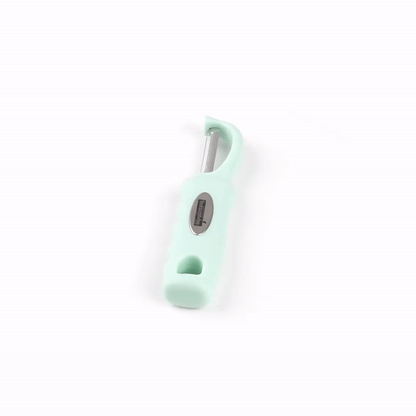 Comfy Grip Teal Stainless Steel Vegetable Peeler - 7 1/2" - 1 count box
