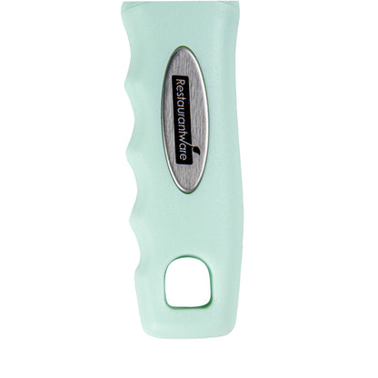 Comfy Grip Teal Stainless Steel Vegetable Peeler - 7 1/2" - 1 count box