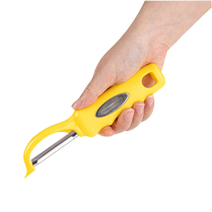 Comfy Grip Yellow Stainless Steel Vegetable Peeler - 7 1/2" - 1 count box