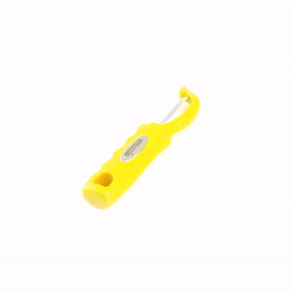 Comfy Grip Yellow Stainless Steel Vegetable Peeler - 7 1/2" - 1 count box