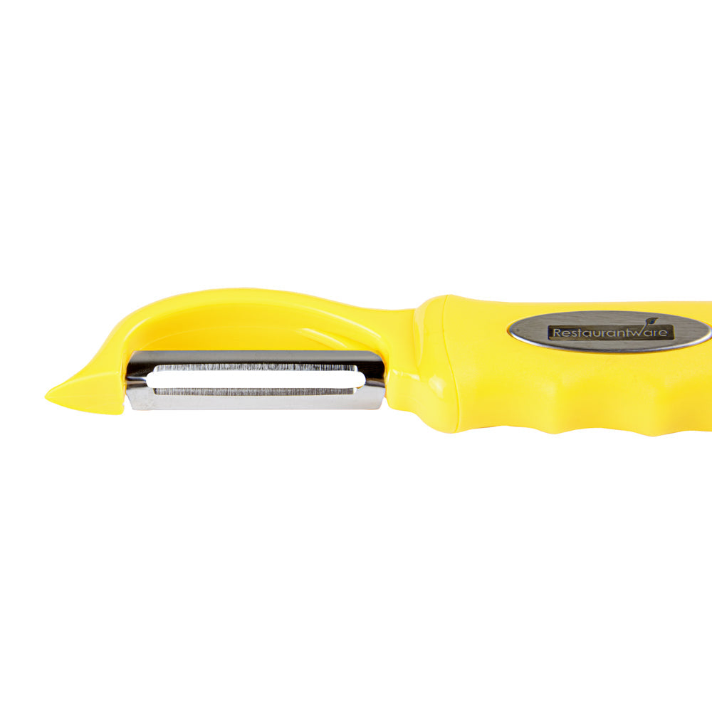 Comfy Grip Yellow Stainless Steel Vegetable Peeler - 7 1/2" - 1 count box