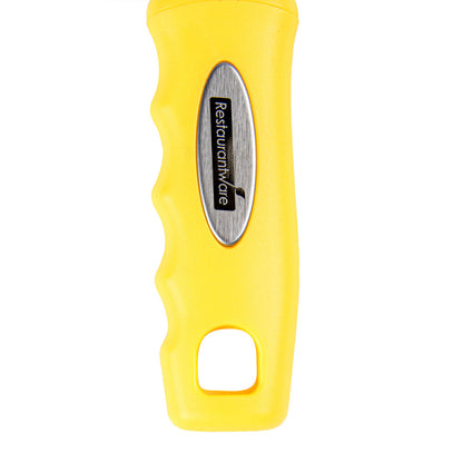Comfy Grip Yellow Stainless Steel Vegetable Peeler - 7 1/2" - 1 count box